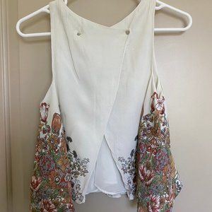 Zara Open Back Shirt